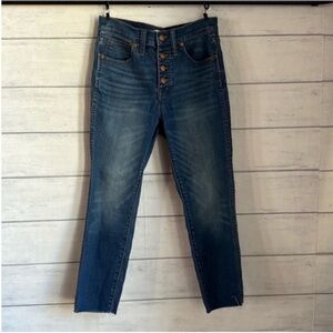 Madewell High Rise Skinny Crop Jeans